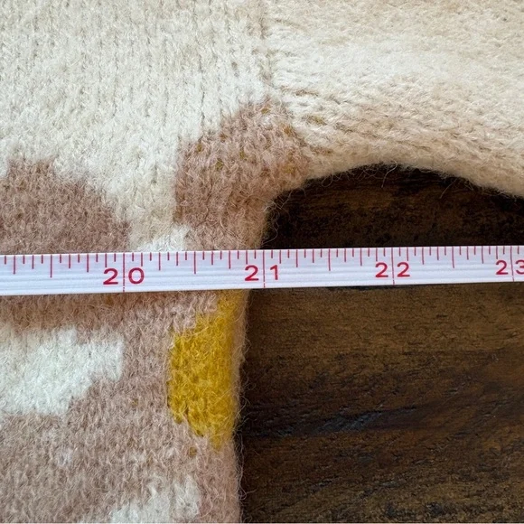 Industry Republic Clothing Retro Daisy Print Warm Cardigan Sweater Womens Medium - Picture 9 of 10